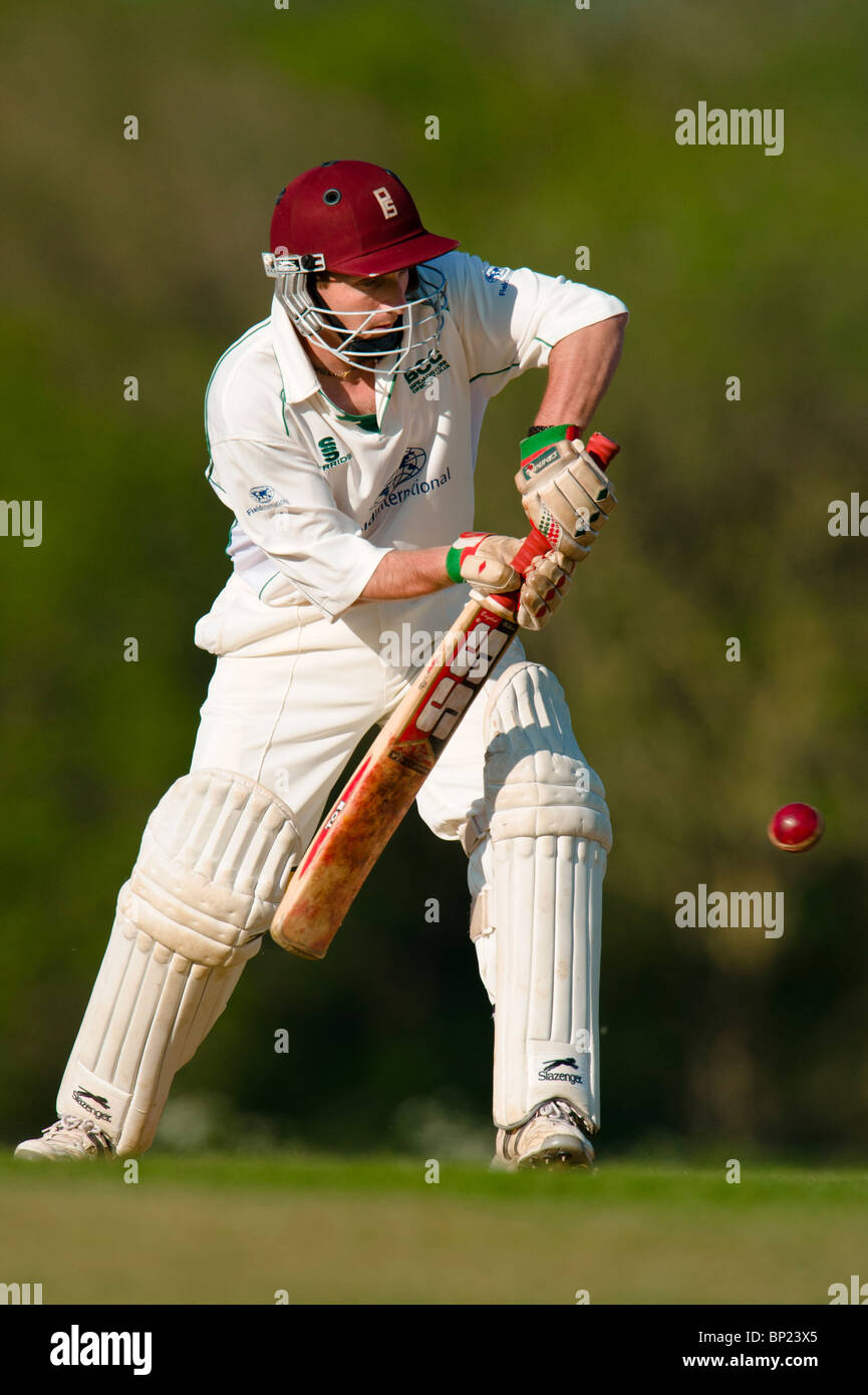 Samstag, 22. Mai 2010. Marnhull CC (Heim) vs. Broadstone CC Premiere League... Dorset Stockfoto