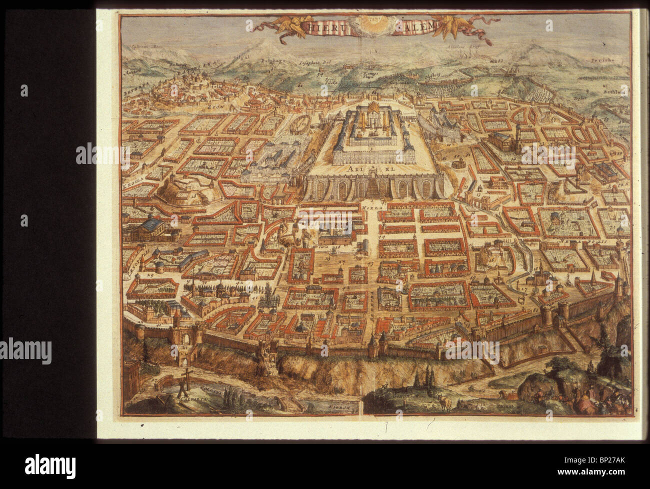 1063. JERUSALEM, DURCH DE HOCH, HOLLAND 1715 Stockfoto