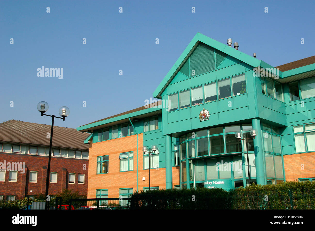 Cheshire Stockport Cheadle Punkt Grenze Haus Hm Revenue Und