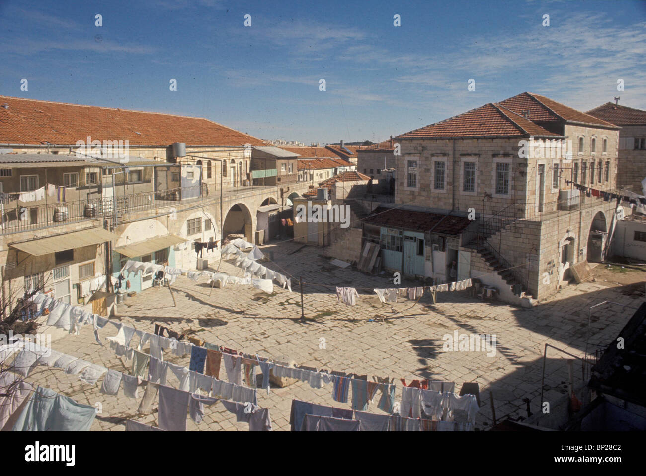 2028. JERUSALEM, DIE ULTRA-ORTHODOXEN MEA SHEARIM "QUARTAL" Stockfoto