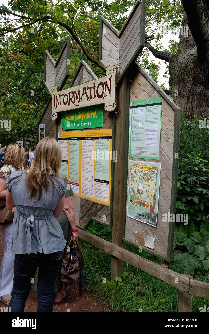 Robinhood Festival 2010 Informationen melden Sie England uk Stockfoto