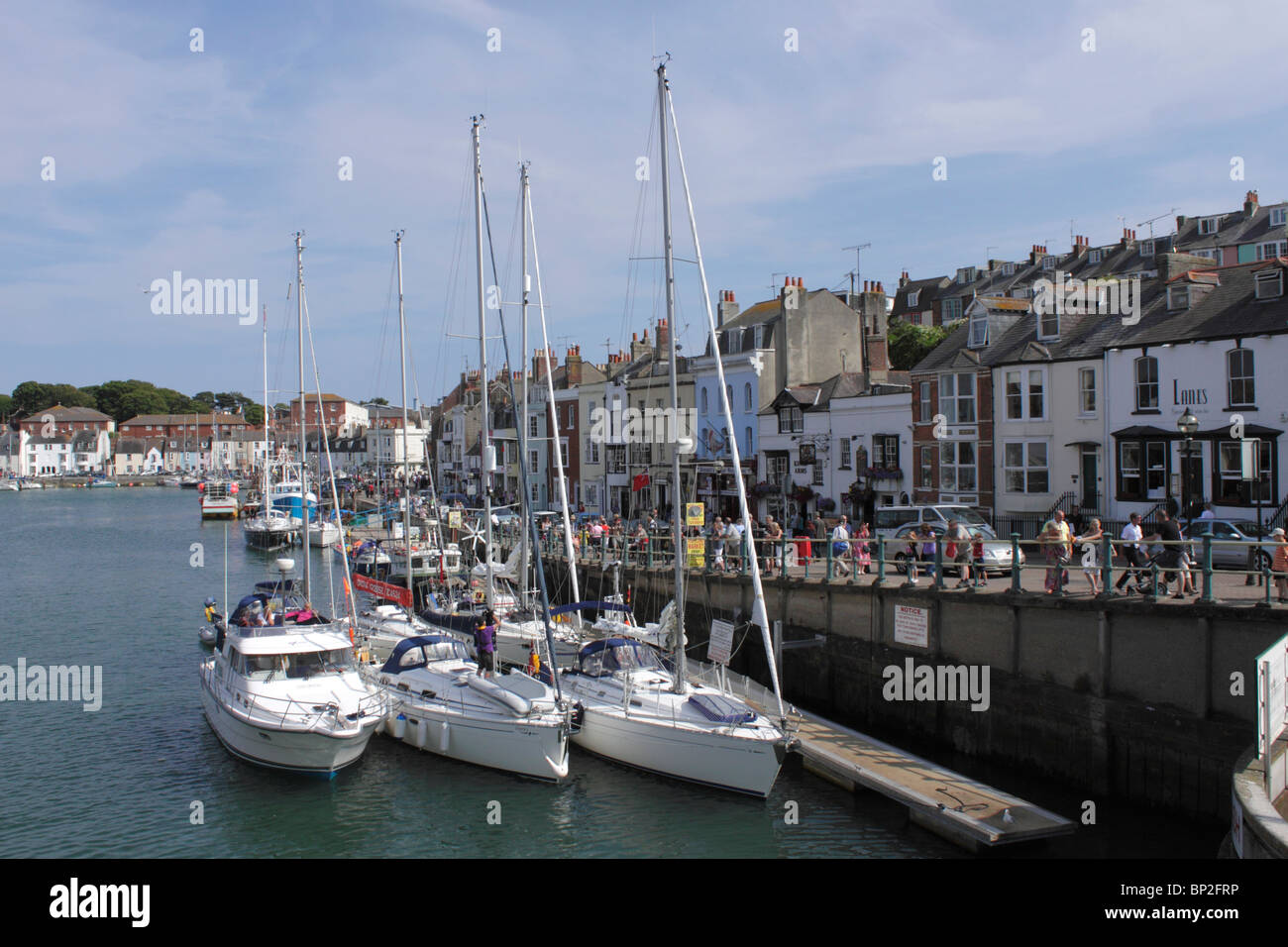 Weymouth Hafen Dorset Stockfoto