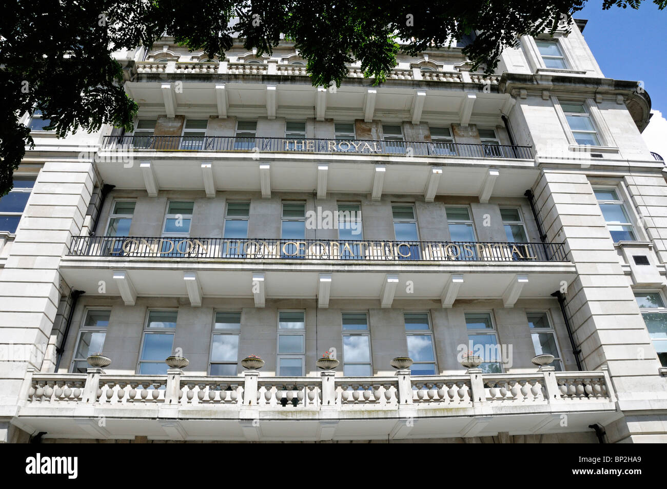 Die Royal London Homoeopathic Hospital jetzt Royal London Hospital für integrierte Medizin-England-Großbritannien-UK Stockfoto