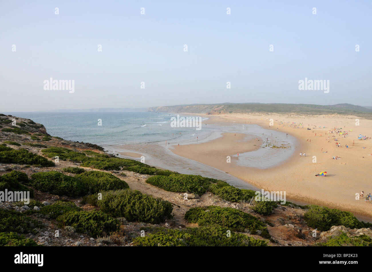 Die Costa Vicentina, die wildesten und am süd-westlichen Küste Portugals Algarve-Region. Stockfoto