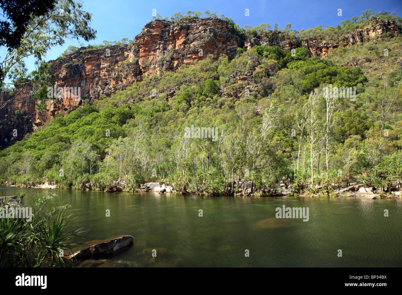 Jim Jim Gorge und Fluss, Kakadu-Nationalpark, Northern Territory, Australien Stockfoto