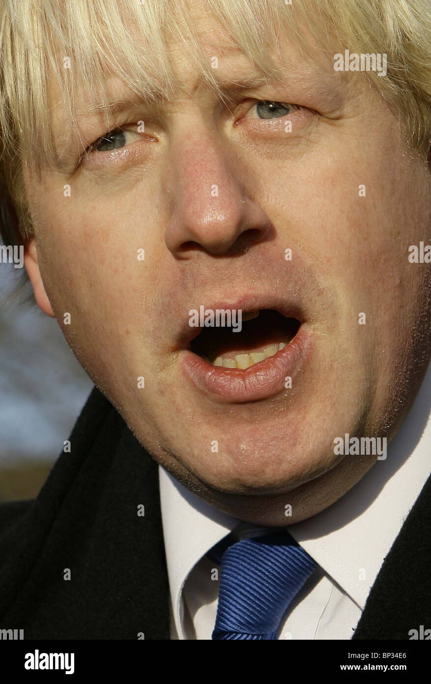 Konservative MP Boris Johnson. Bild von James Boardman. Stockfoto
