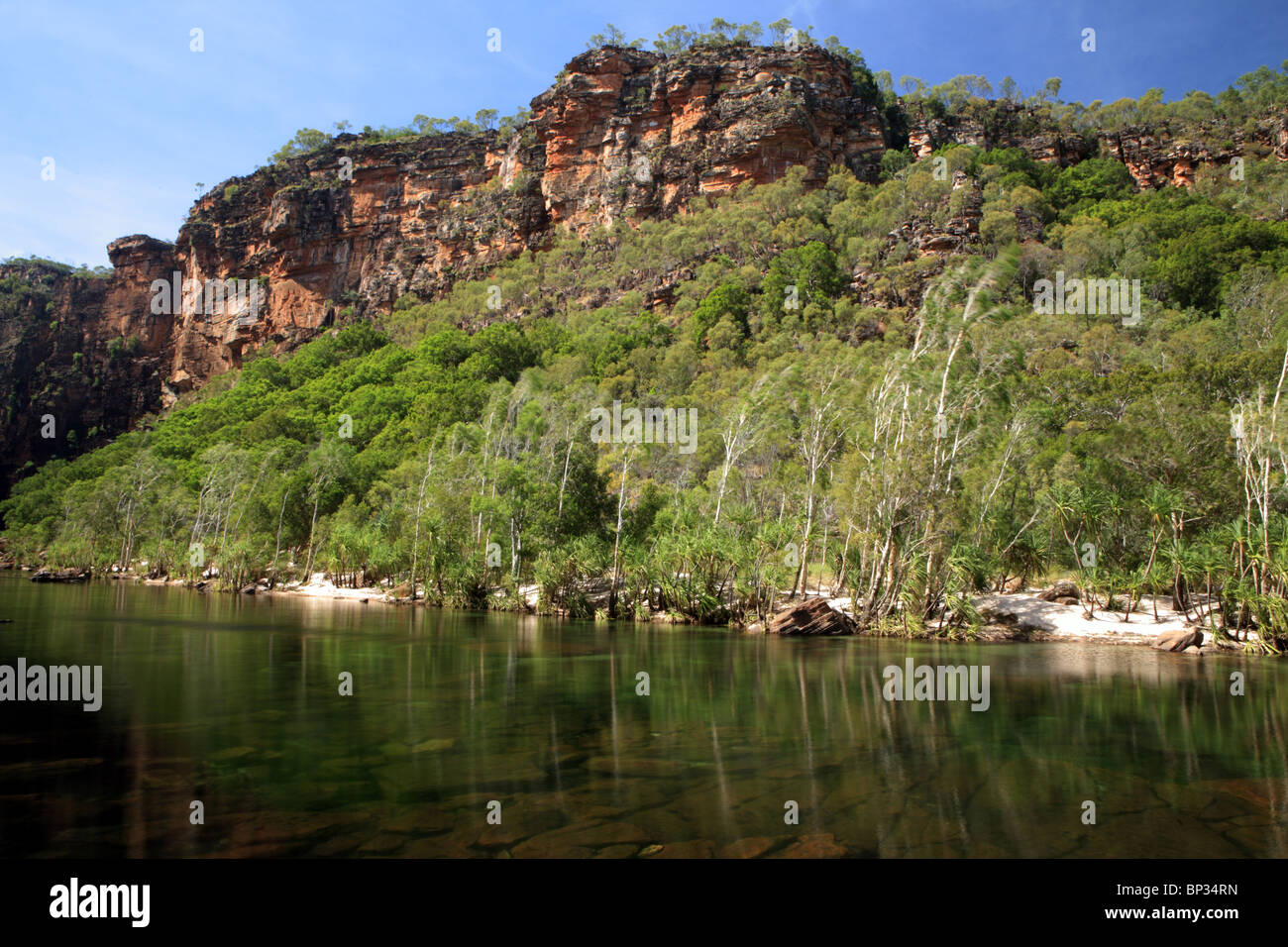 Jim Jim Gorge und Fluss, Kakadu-Nationalpark, Northern Territory, Australien Stockfoto