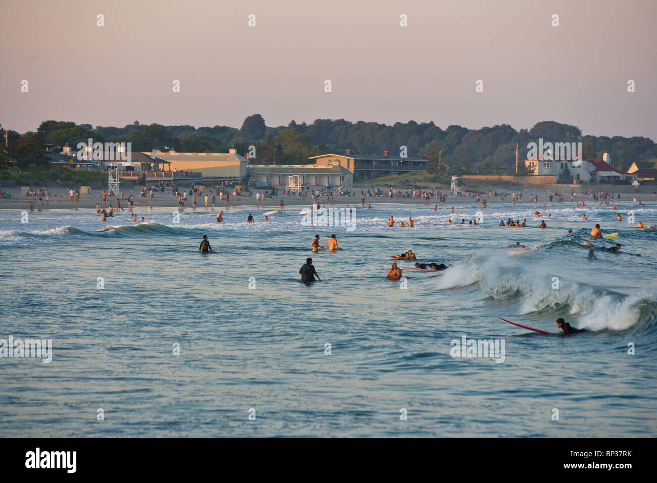 Narragansett Strand Stockfoto