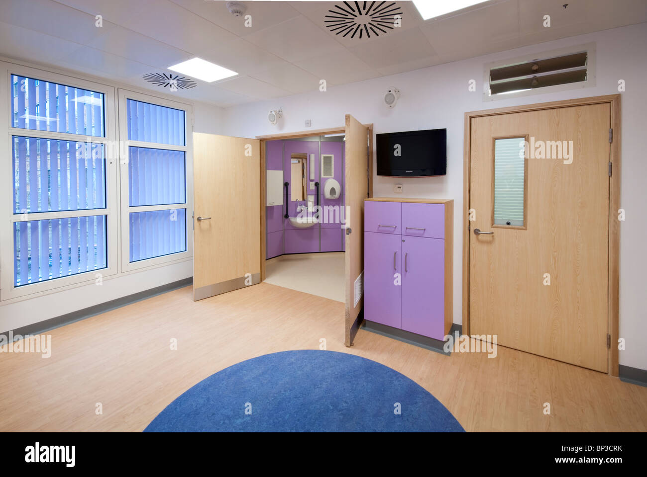 Southampton Krankenhaus hämatologischen Abteilung Einzelzimmer Stockfoto