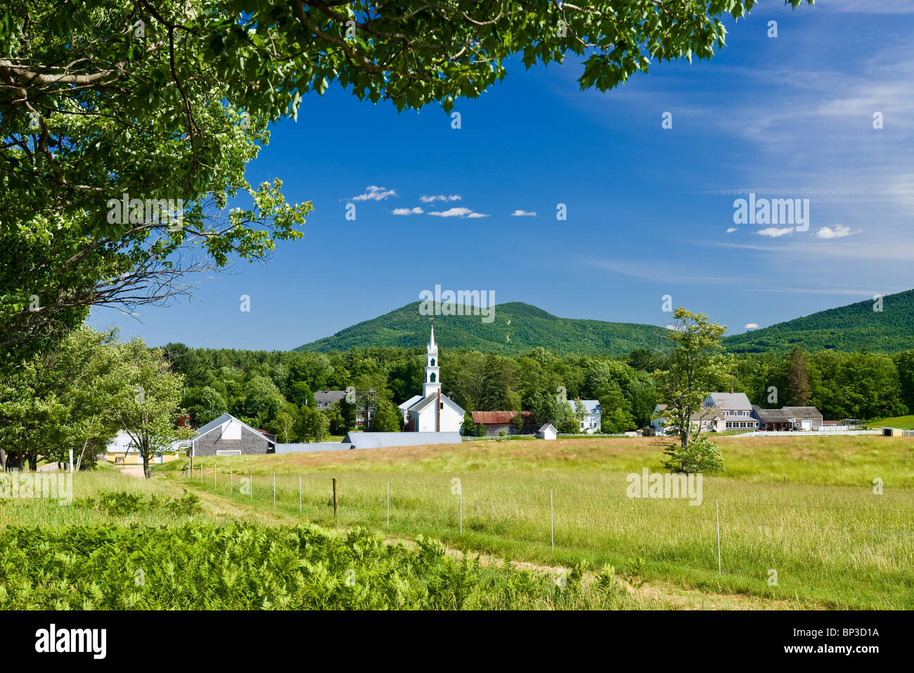 Tamworth New Hampshire American Landscape USA Stockfoto