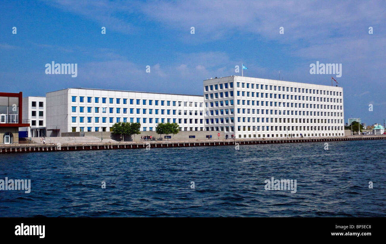 A.P. Møller - Mærsk a/s Hauptquartier auf Kulturnacht in Kopenhagen Dänemark Stockfoto