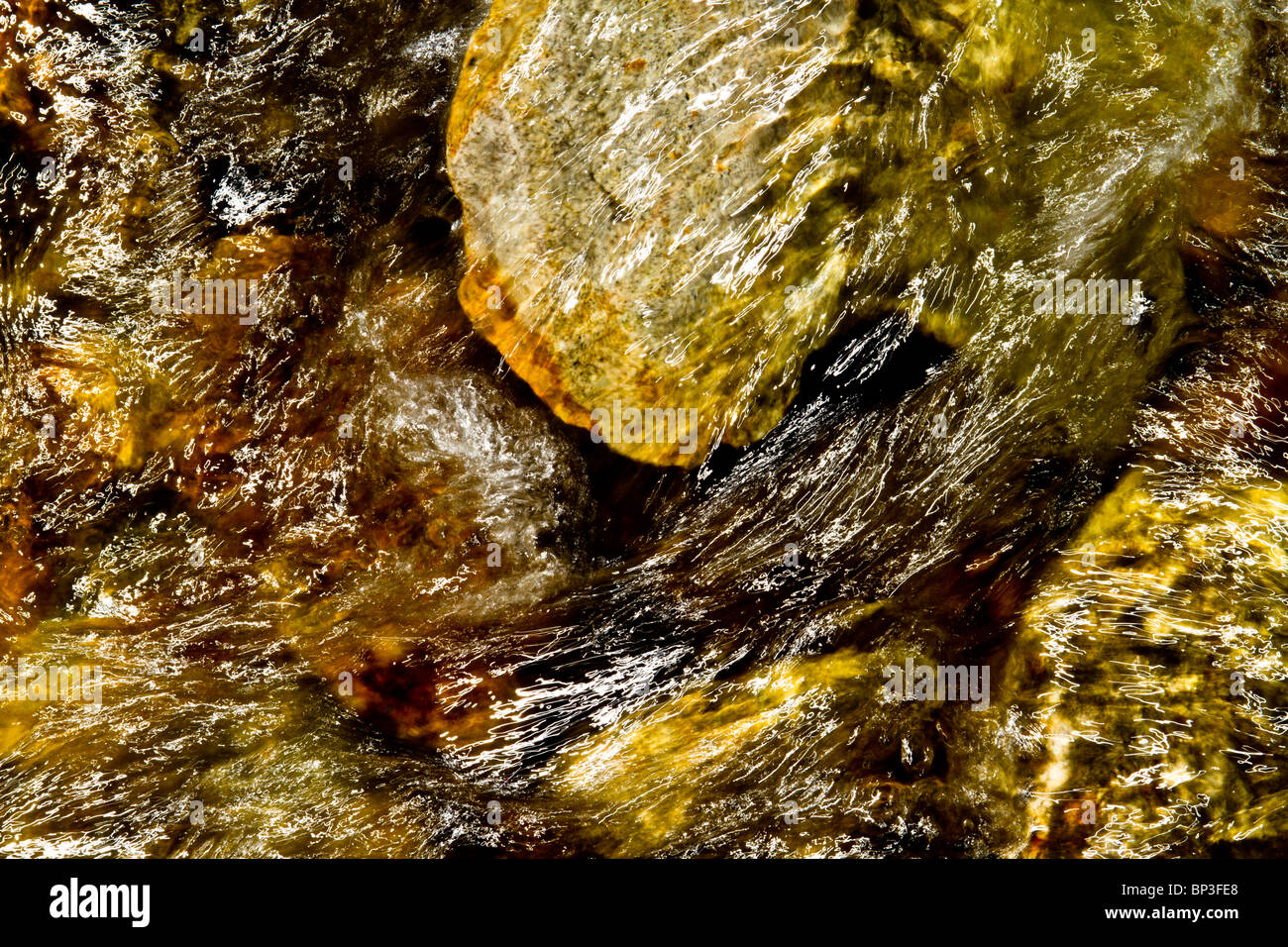 Silber Cascade Wasserfall im Carroll County, New Hampshire. Stockfoto