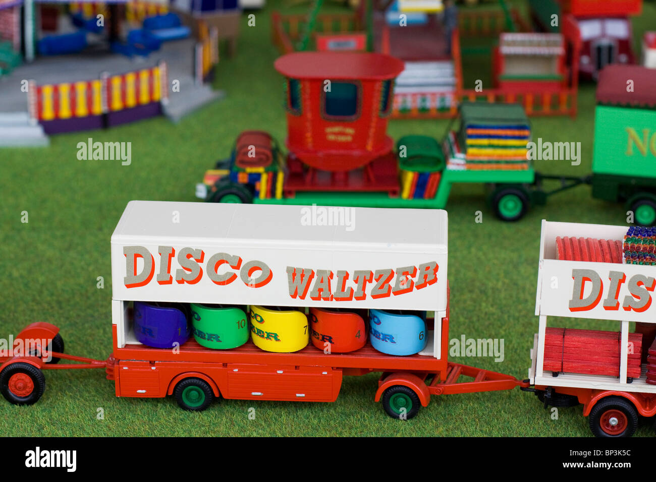 Modelle der Festplatz bei einem Steam fair Stockfoto