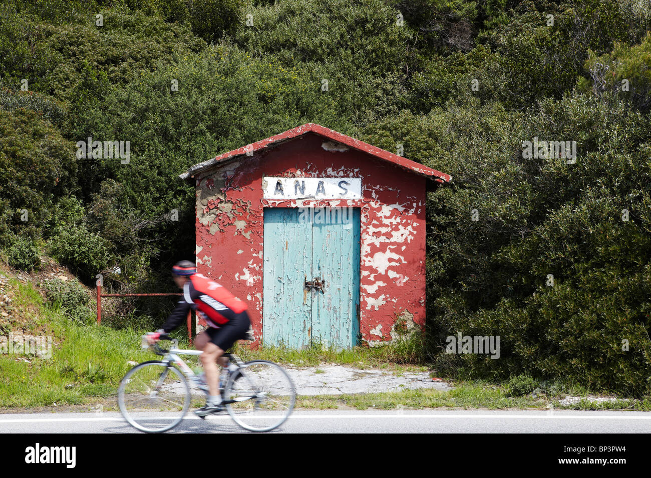 Alten ANAS-Hütte in der Nähe von Pisa, Italien Stockfoto