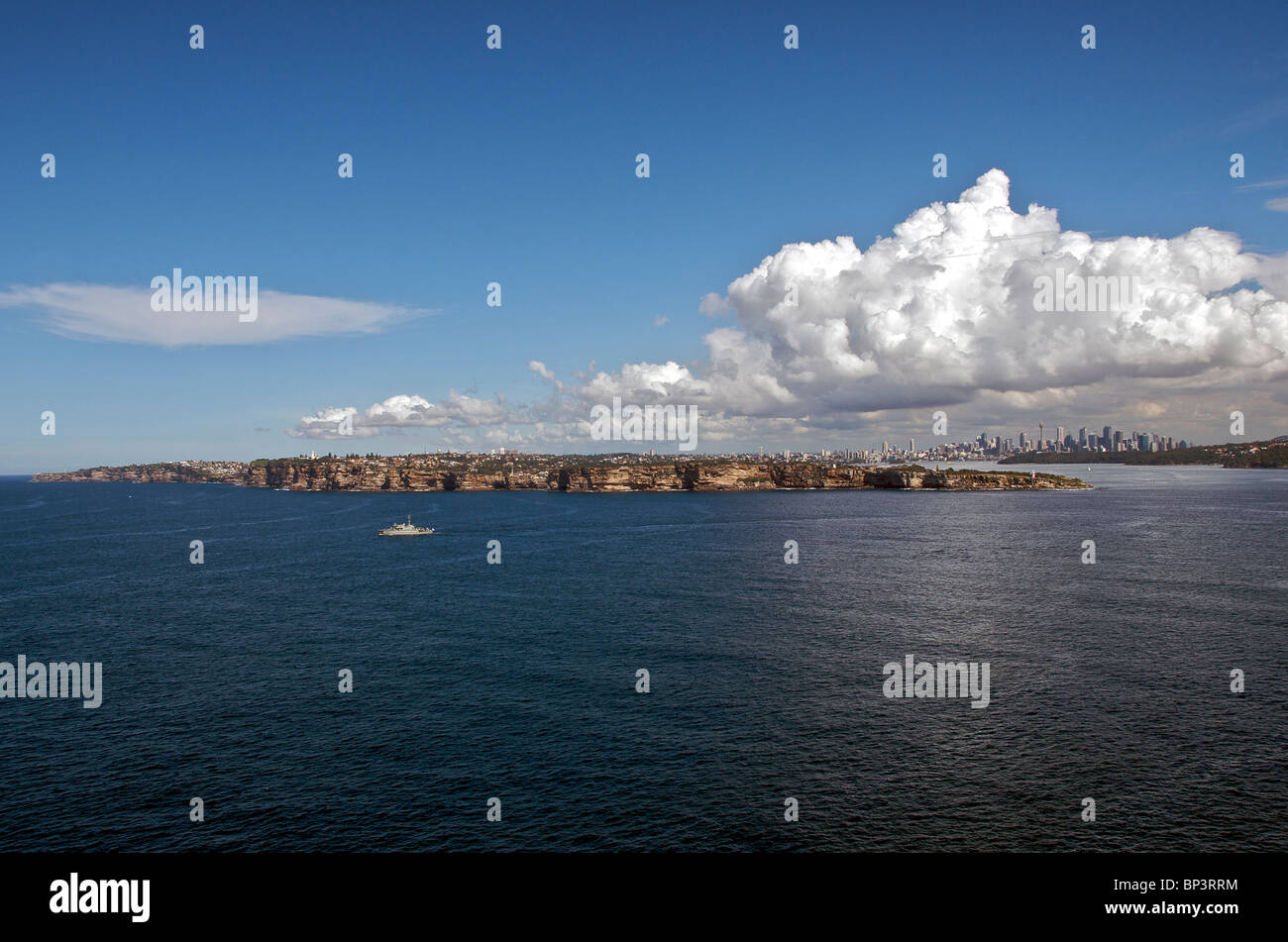 Panoramablick auf Sydney Harbour aus North Head Sydney NSW Australia Stockfoto