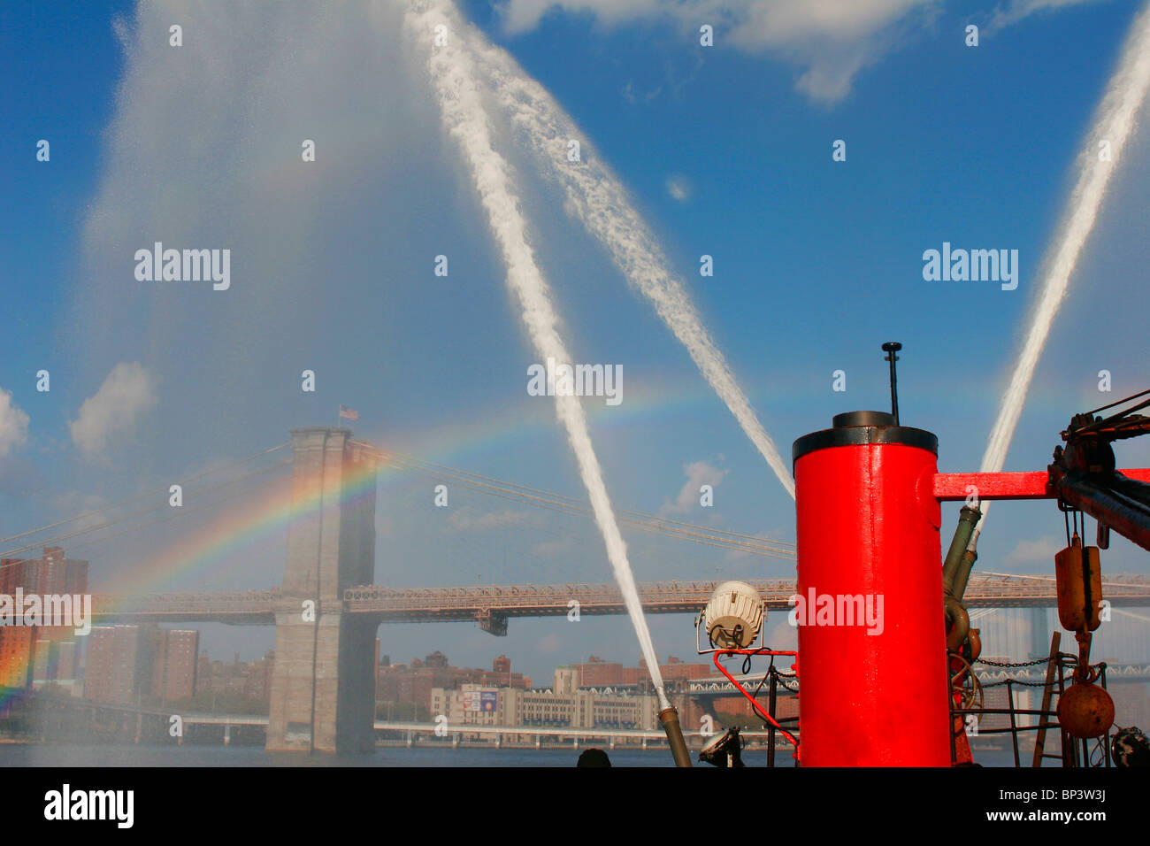 John j Harvey Löschboot New York City Stockfoto