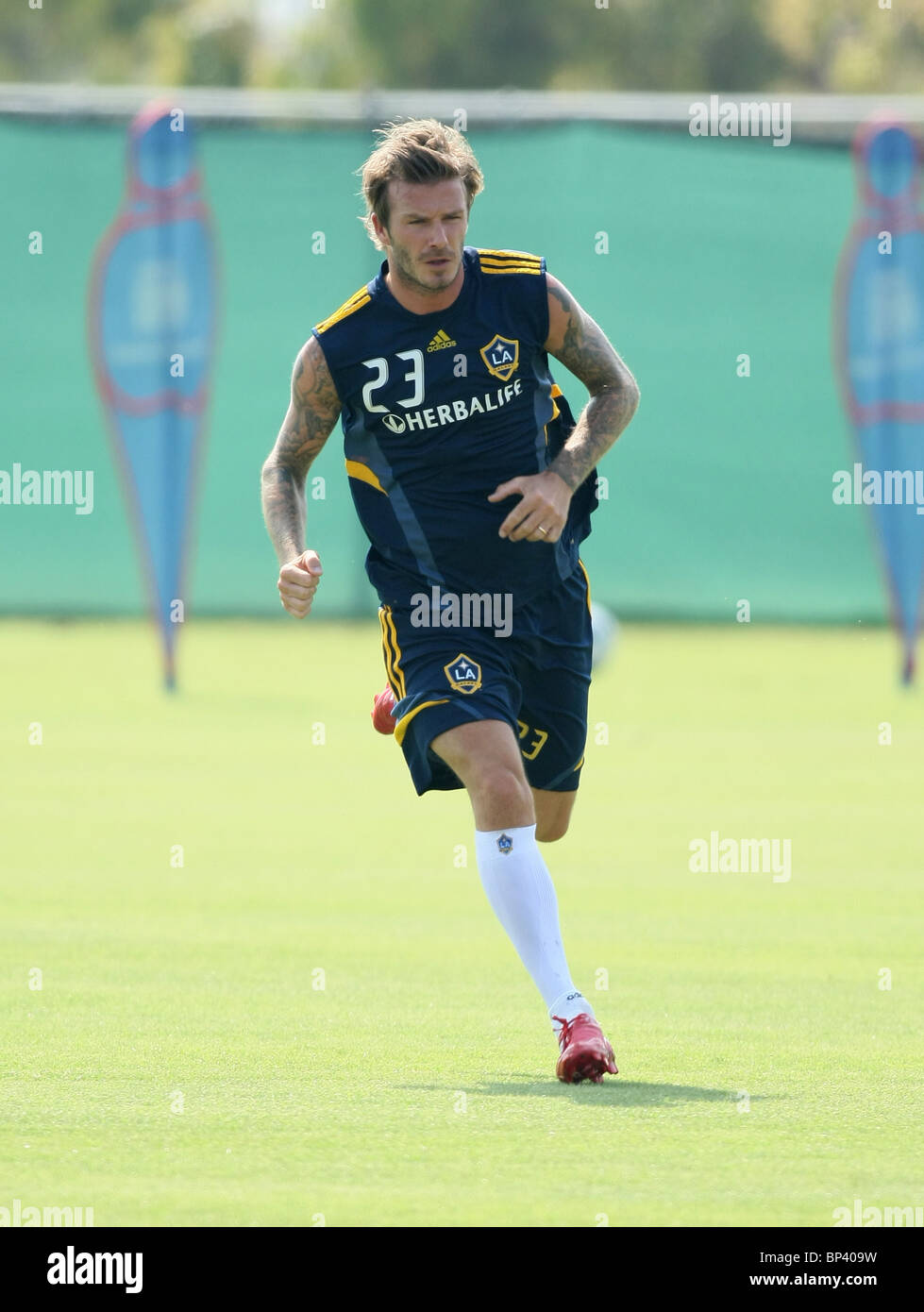 DAVID BECKHAM LA GALAXY CARSON Kalifornien USA 11. August 2010 Stockfoto