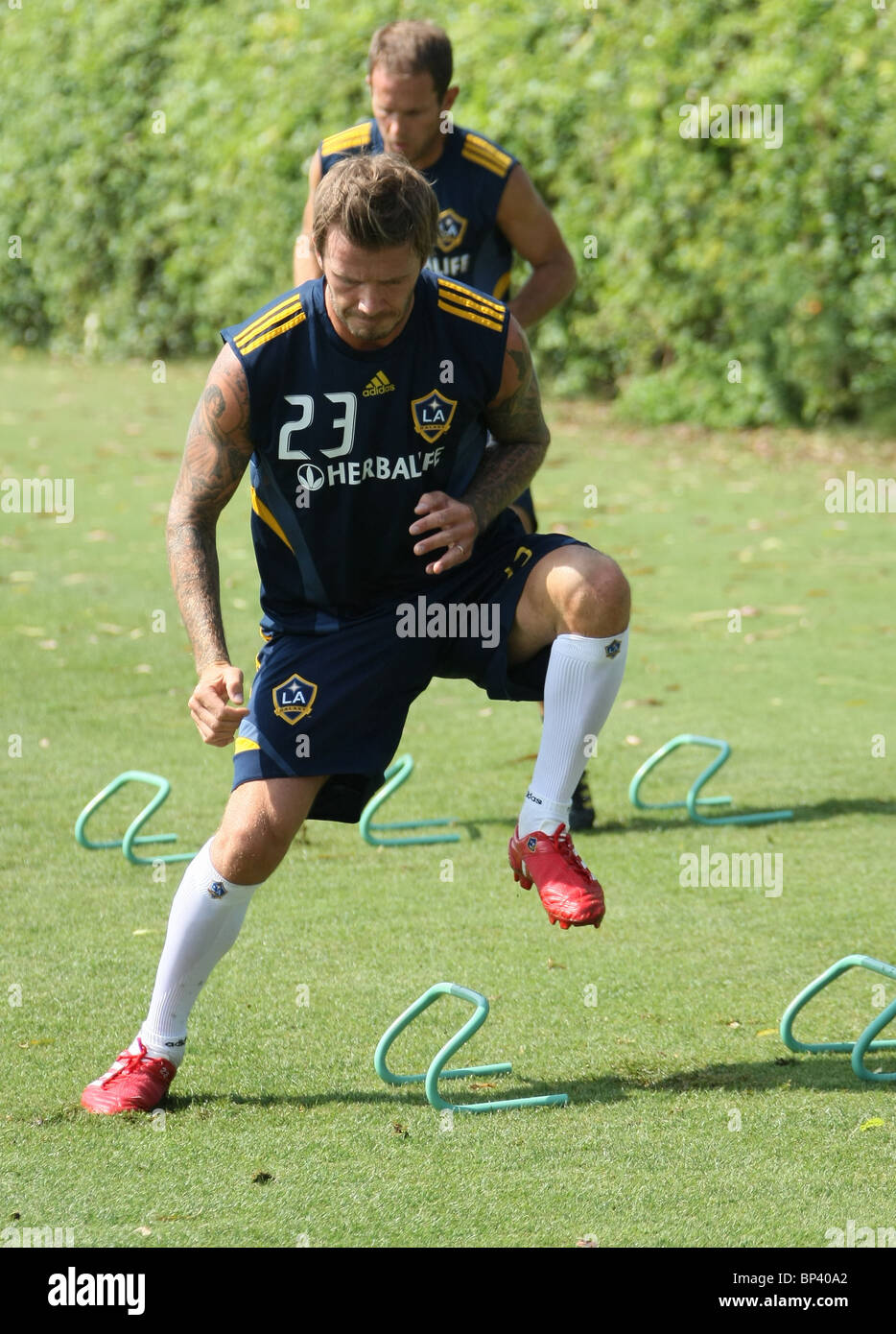 DAVID BECKHAM LA GALAXY CARSON Kalifornien USA 11. August 2010 Stockfoto