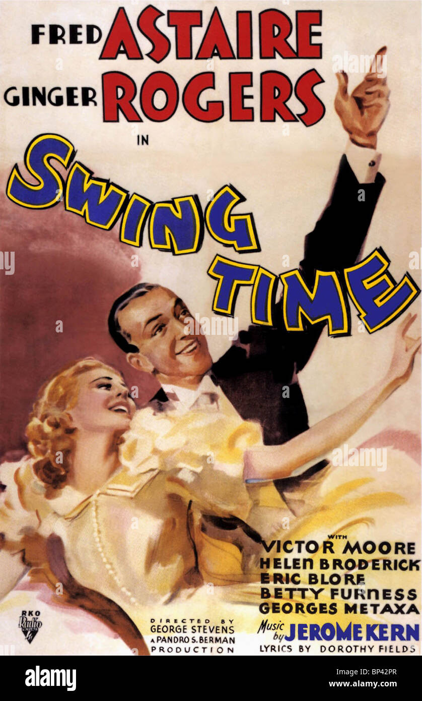 GINGER ROGERS, Fred Astaire, SWING TIME, 1936 Stockfoto