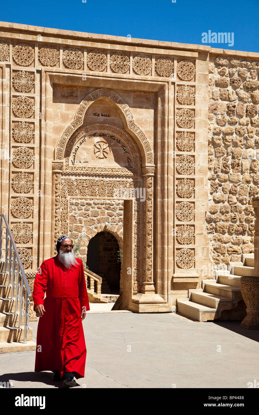 Syrischen Christian Monastery von Morgabriel in der Nähe von Midyat Türkei Stockfoto