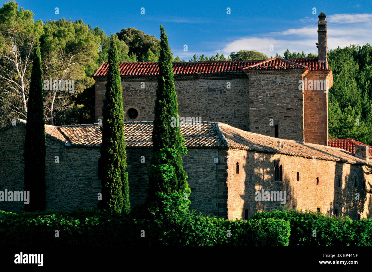 Spanien, Navarra: Kloster und Kirche der Wallfahrtskirche San Francisco de Javier in Javier Stockfoto