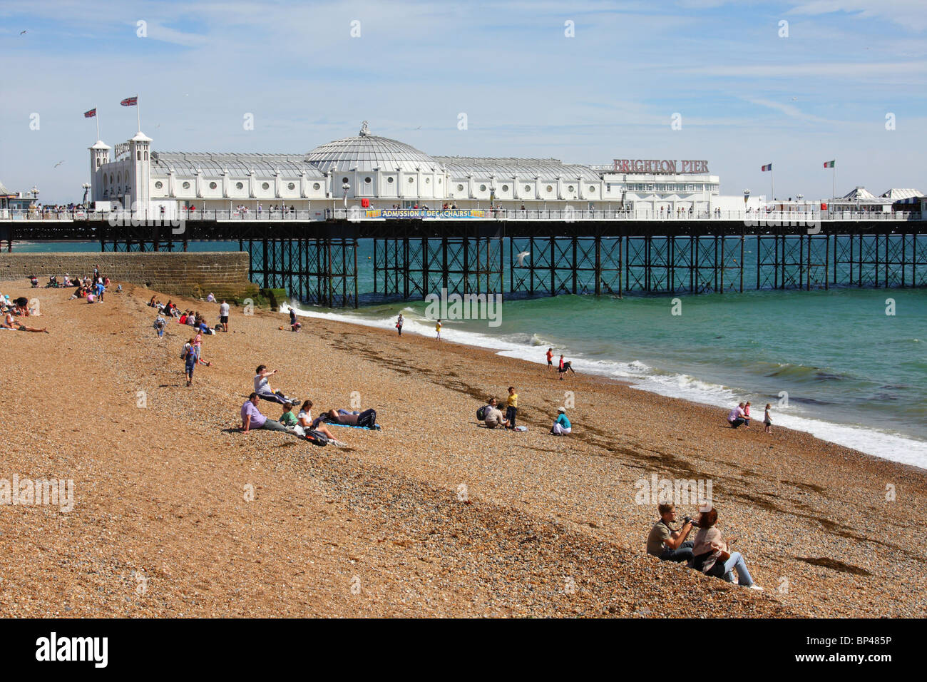 Brighton Pier, Brighton, West Sussex, England, Großbritannien Stockfoto