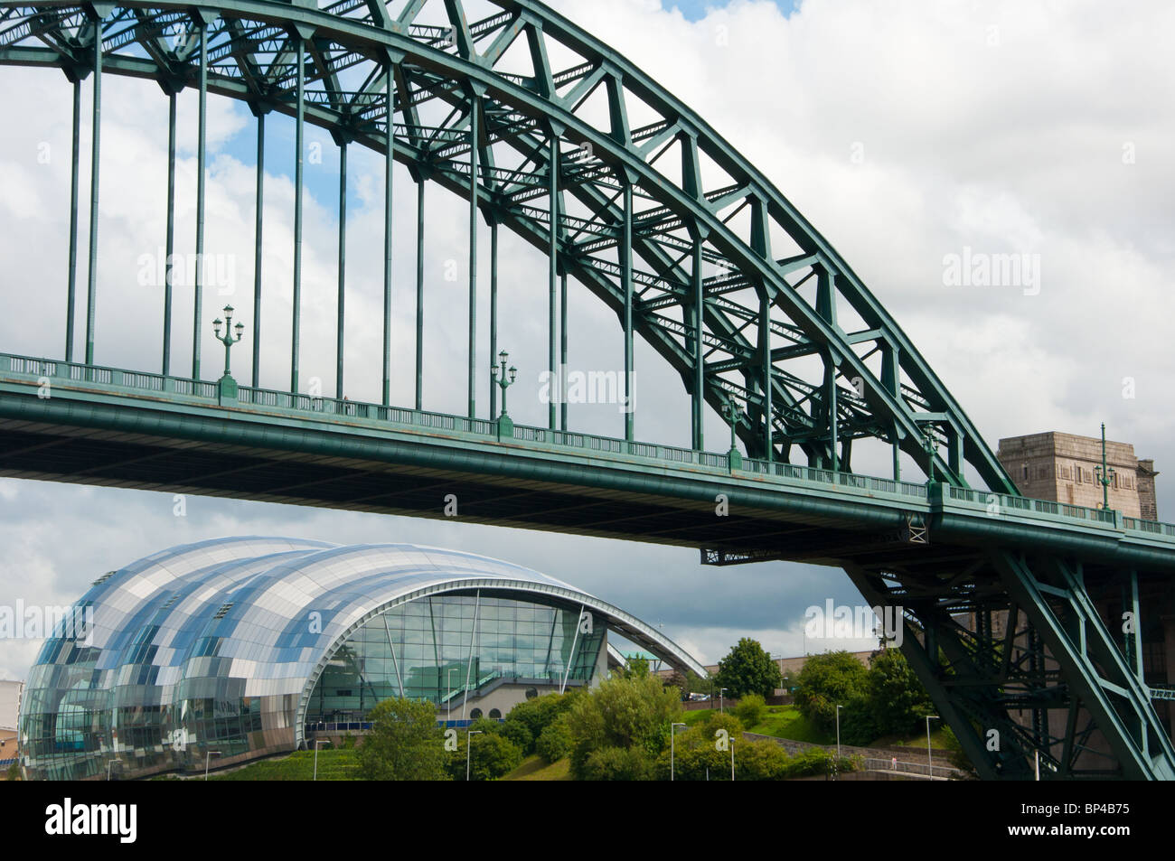 Newcastles berühmten Tyne bridge Stockfoto