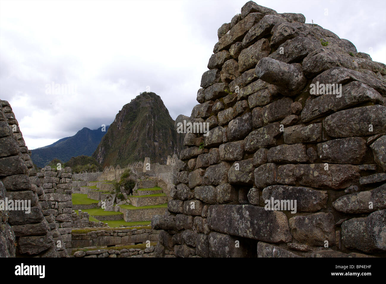 Machu Pichu, Peru Inka-Ruinen Stockfoto