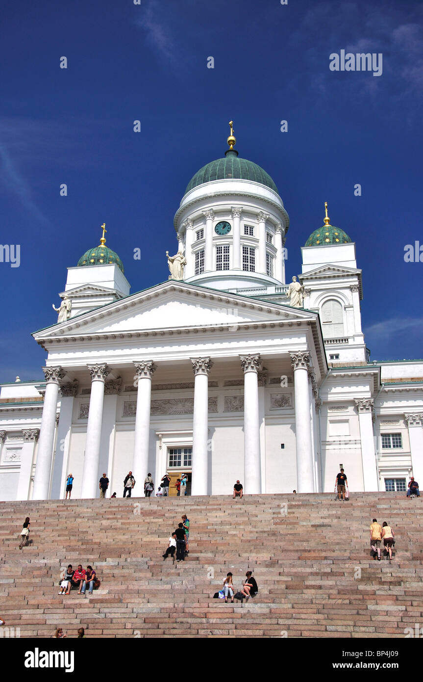 Kathedrale von Helsinki, Senatsplatz, Stadt Helsinki, Republik Finnland Stockfoto Kathedrale von Helsinki, Senatsplatz, Stadt Helsinki, Republik Finnland Stockfoto