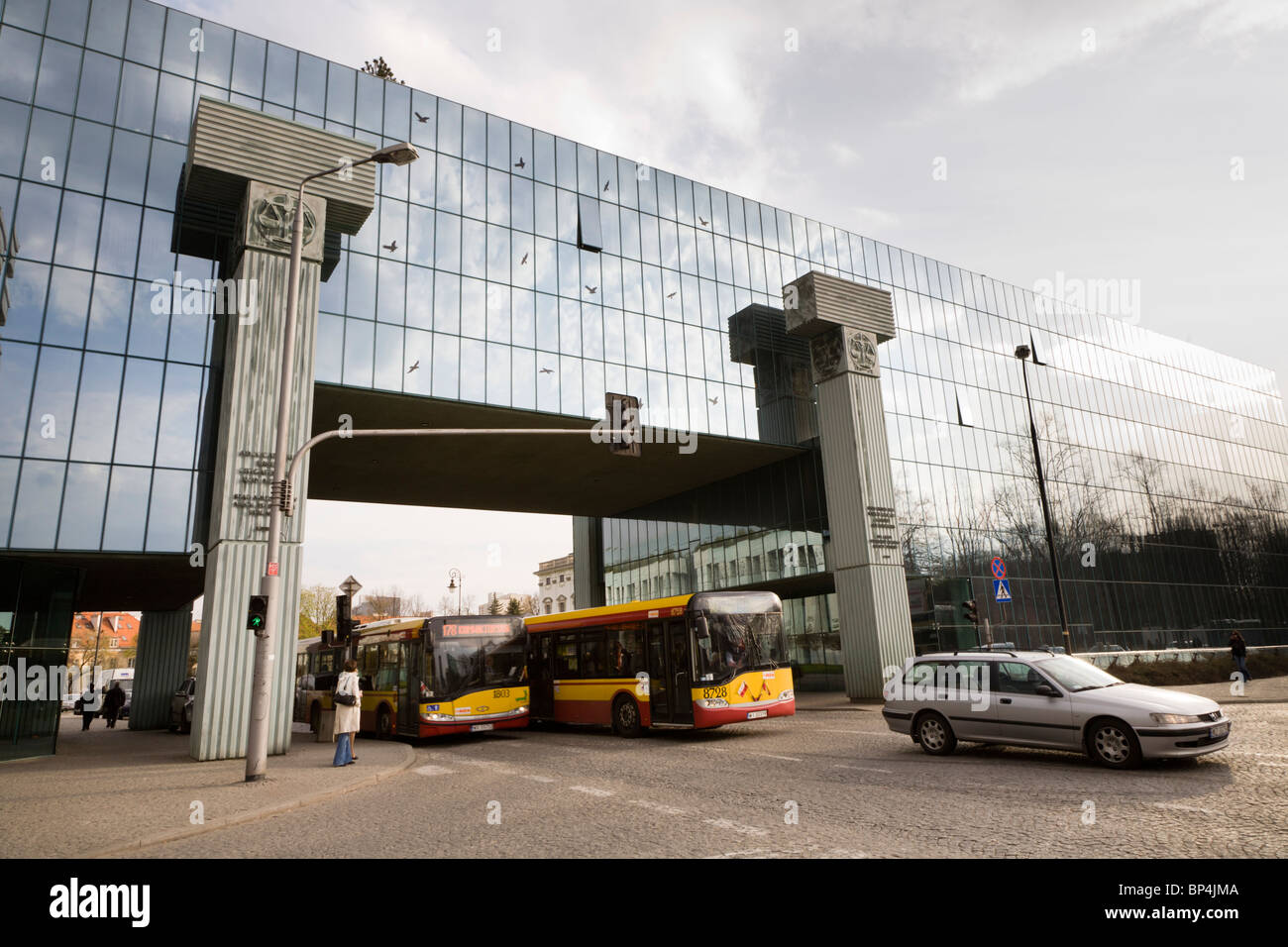 Der oberste Gerichtshof der Republik Polen. Krasinski Platz, Warschau. Stockfoto