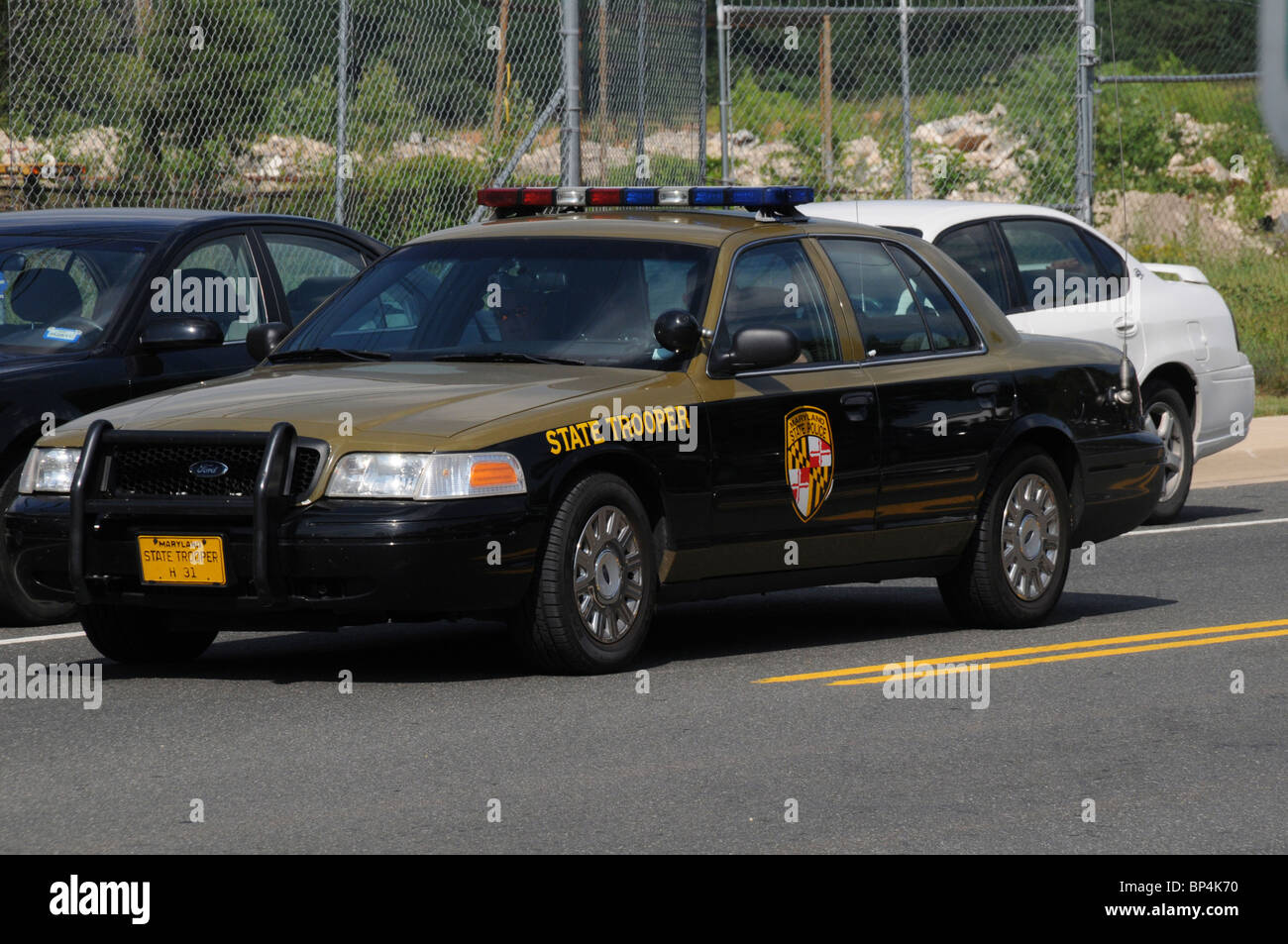 Maryland State Police Car Stockfoto