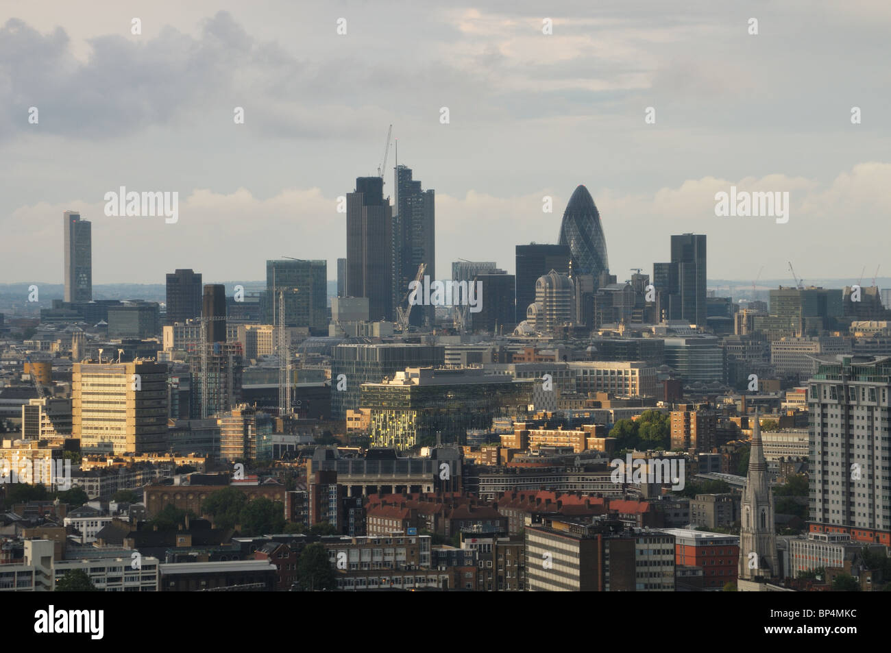 Blick auf London von Millbank Tower Stockfoto