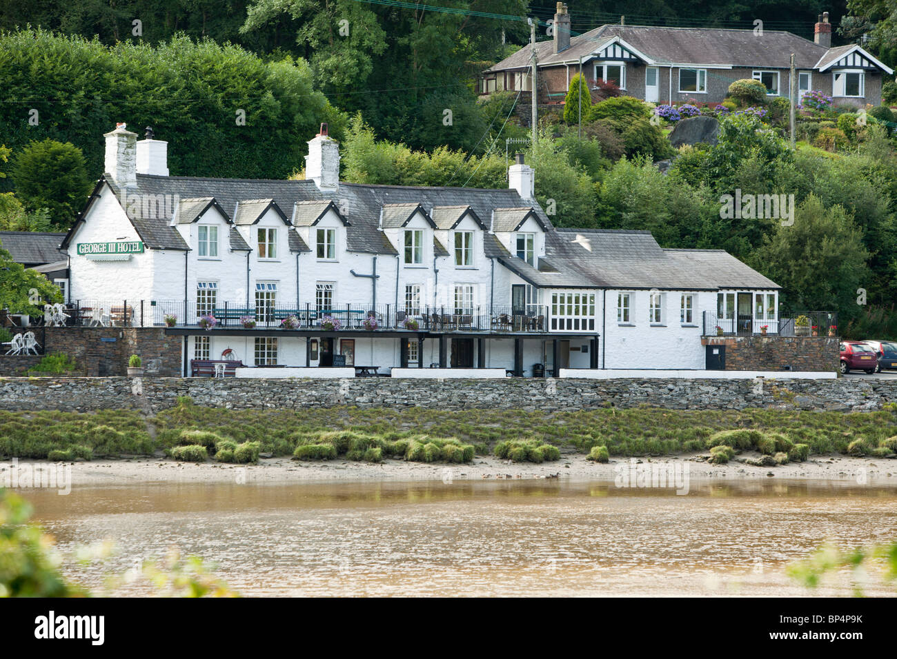 3. George Hotel, Penmaenpool, in der Nähe von Wales, Wales Stockfoto