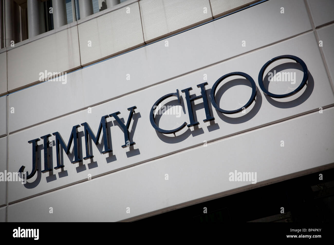 Jimmy Choo Store auf dem Rodeo Drive, Los Angeles, Kalifornien, USA Stockfoto