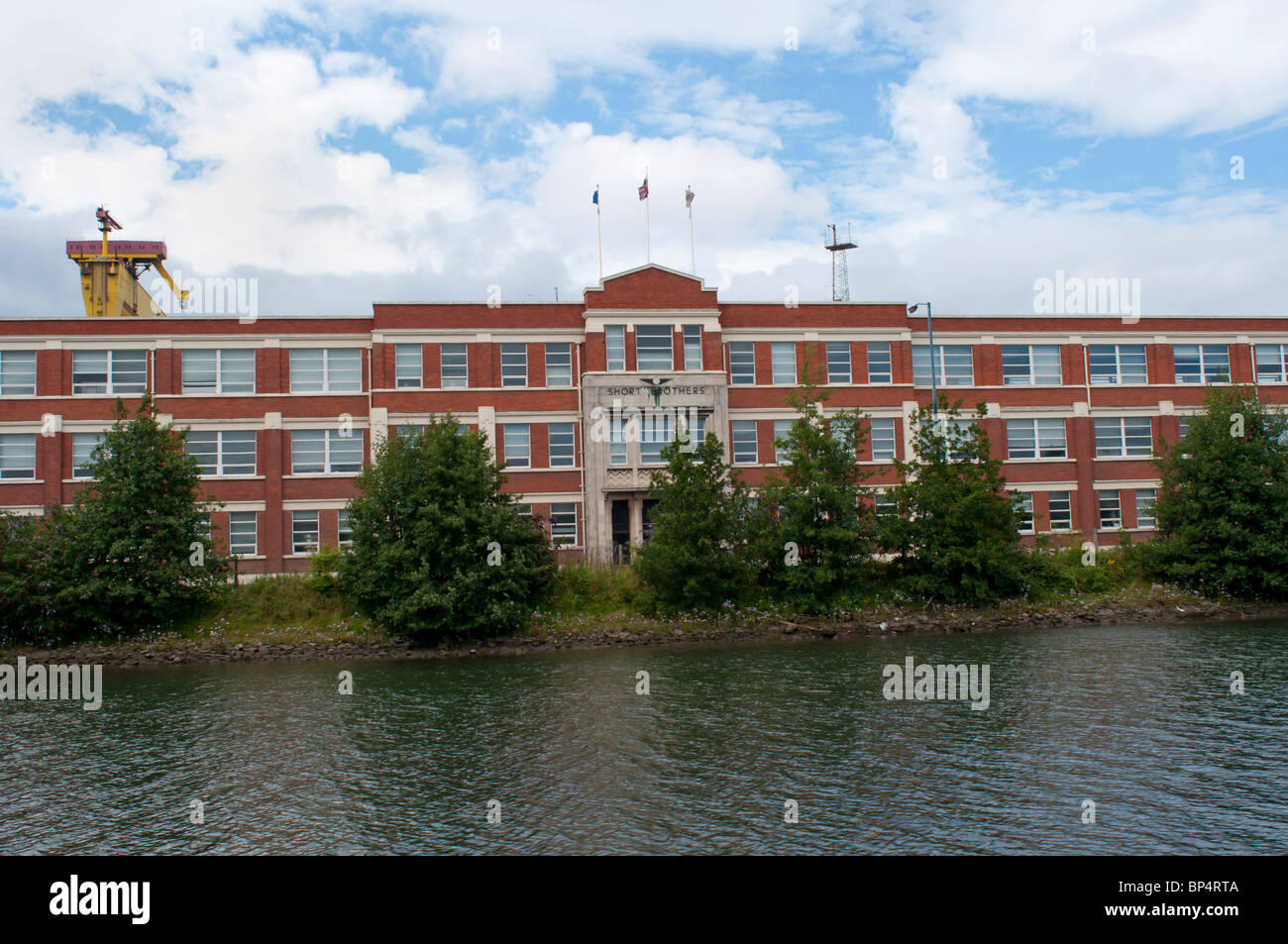 Shorts-Brothers-Gebäude, Queens Island, East Belfast, Nordirland. Stockfoto