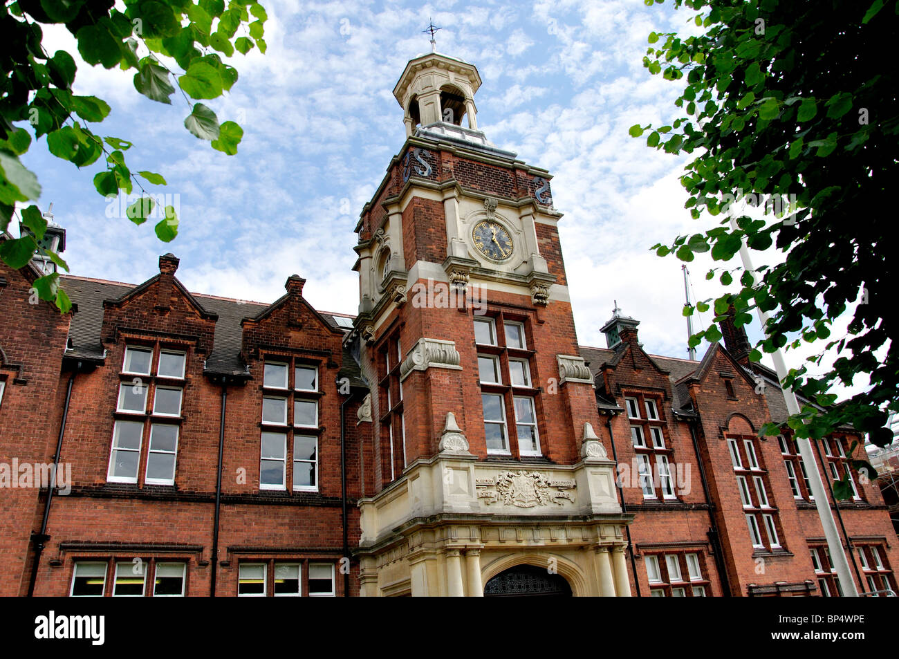 Uhrturm, Brentwood School, Armbänder Road, Brentwood, Essex, England, Vereinigtes Königreich Stockfoto