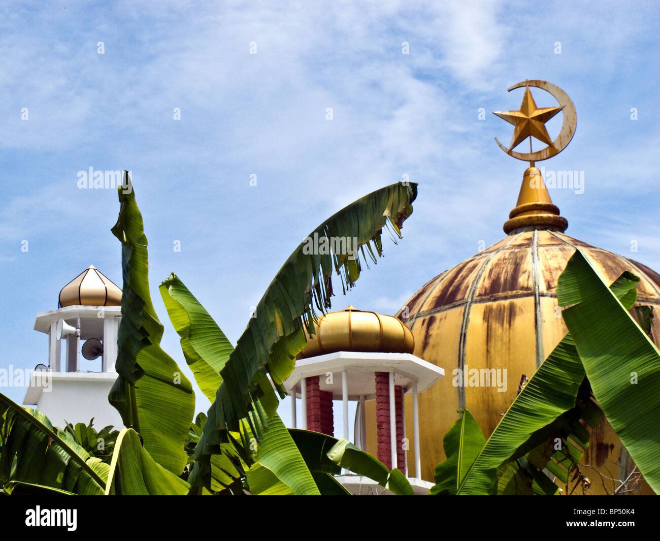 Sabah State Moschee in Kota Kinabalu Sabah größte Kuppeldach in Malaysia Stockfoto