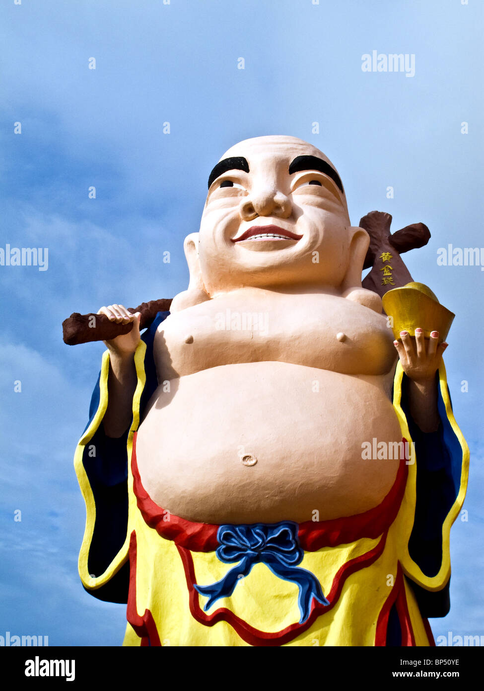Statue der Kuan Yin im chinesischen buddhistischen Tempel in Kota Kinabalu, Sabah, Malaysia Stockfoto