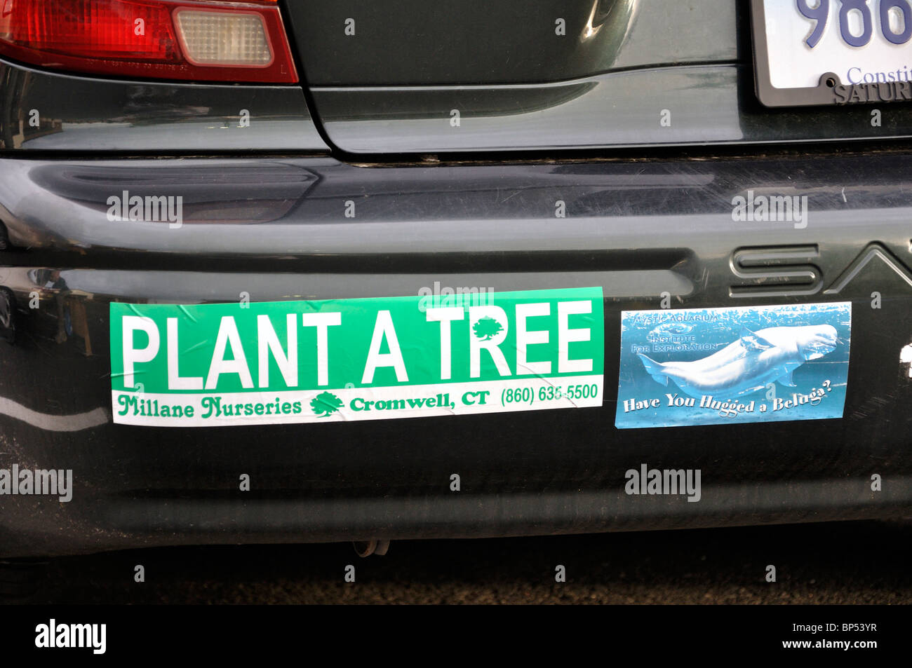 Autoaufkleber Stockfoto