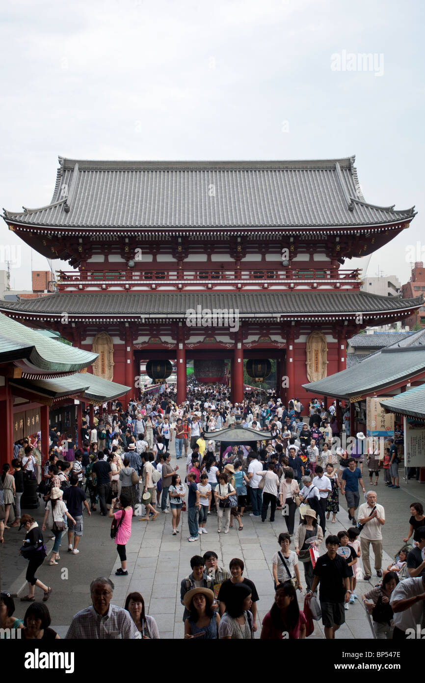 Senso-Ji Tempel, Tokyo Asakusa. Stockfoto