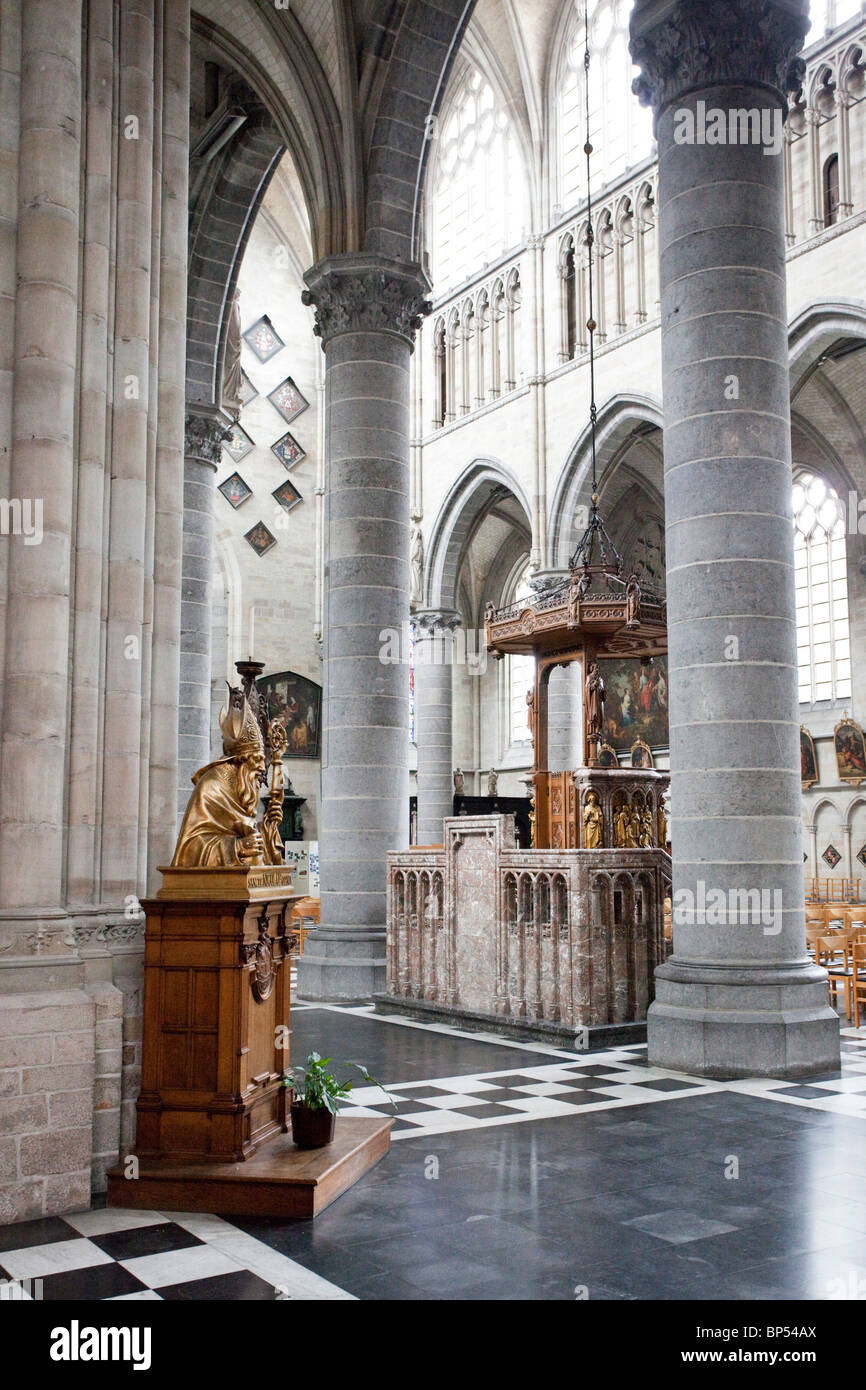 Kathedrale Ypern, Belgien Stockfoto