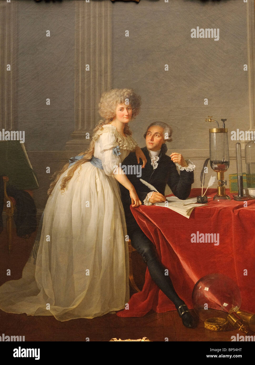 Antoine-Laurent Lavoisier und seine Frau, 1788, von Jacques-Louis David, Metropolitan Museum of Art, New York City Stockfoto