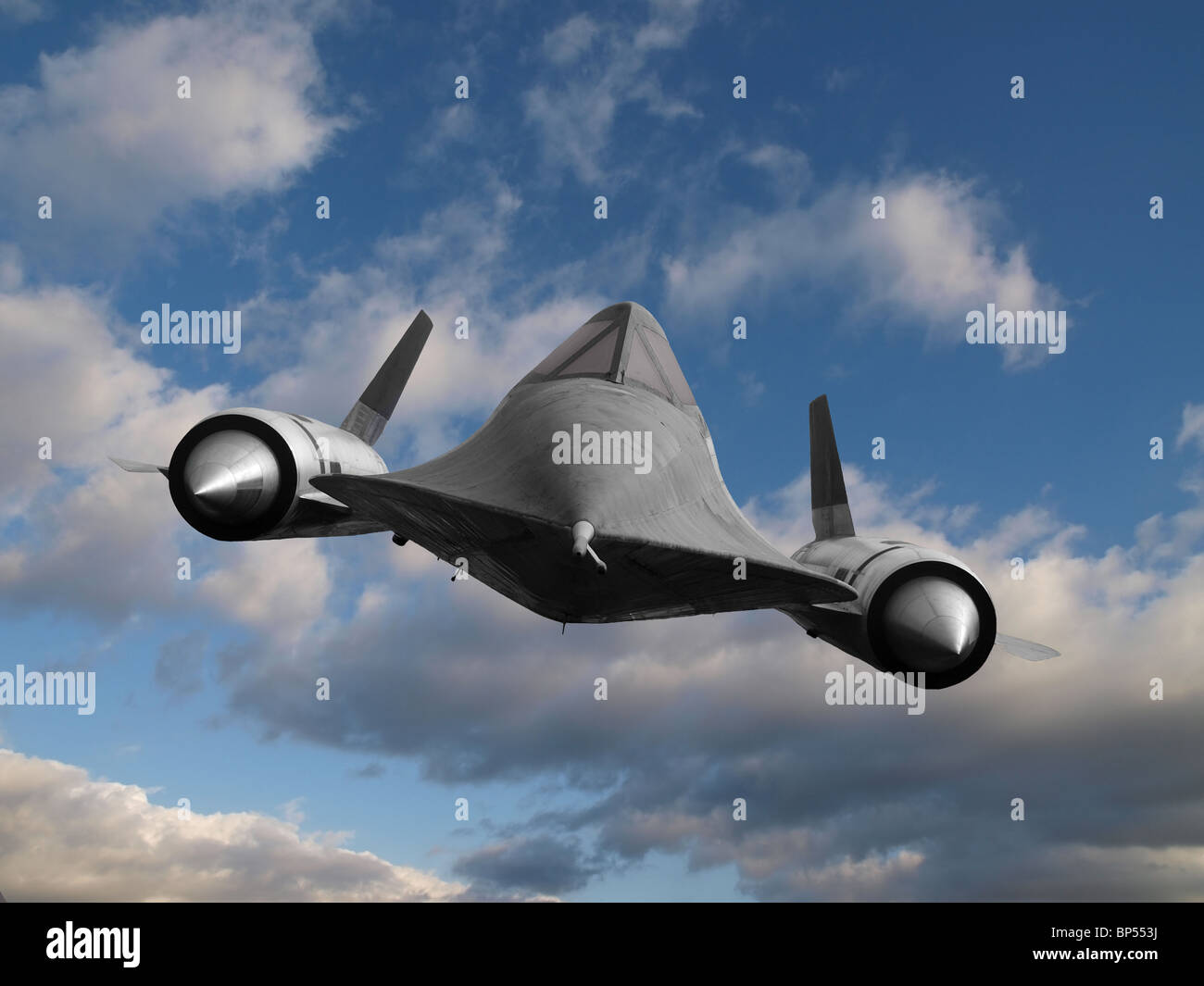 Amsel kalten Krieges Spionageflugzeug im Flug. Stockfoto
