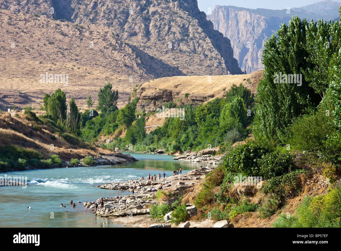 Landschaft in der Nähe von Dohuk, Kurdistan, Irak Stockfoto