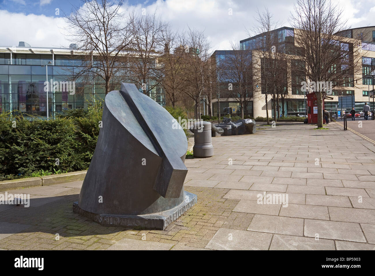 Die Knöchel-Skulptur von Sir Eduardo Paolozzi, Edinburgh Stockfoto