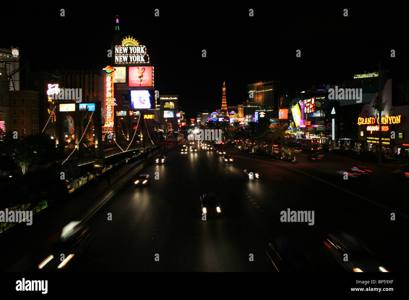 Der Streifen. Las Vegas Stockfoto