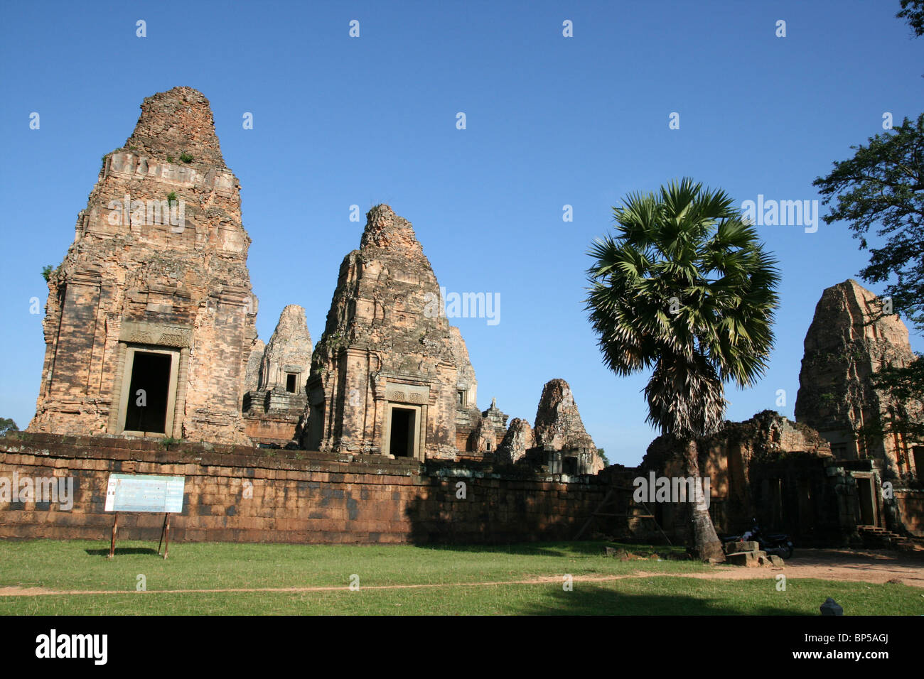 Östliche Mebon Tempel in der Nähe von Angkor Wat, Kambodscha Stockfoto