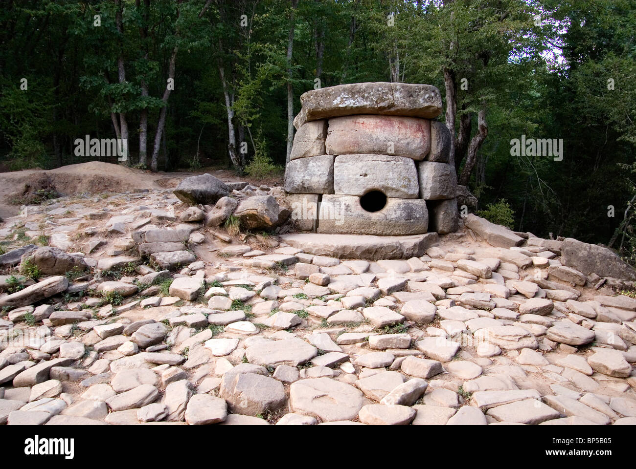 Dolmen. Historischer Ort. Stockfoto