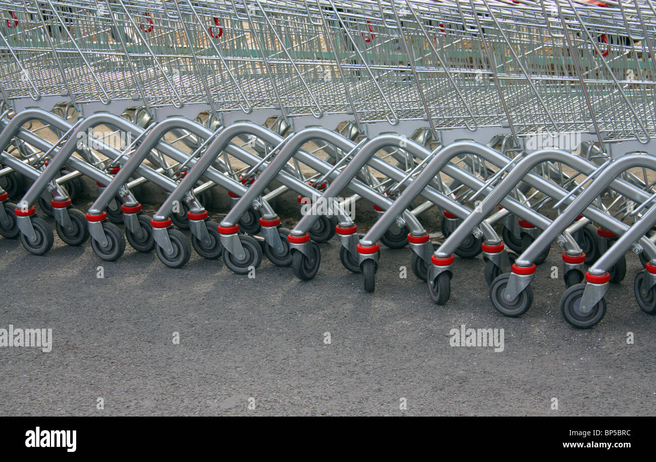 Einkaufswagen Stockfoto