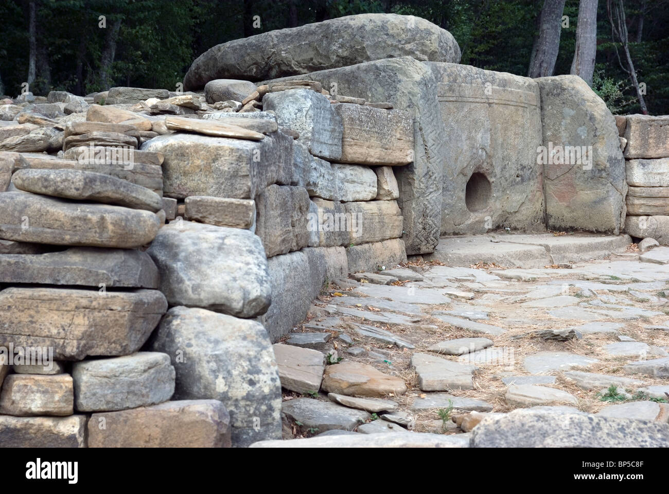 Dolmen. 5000 Jahre alt. Stockfoto